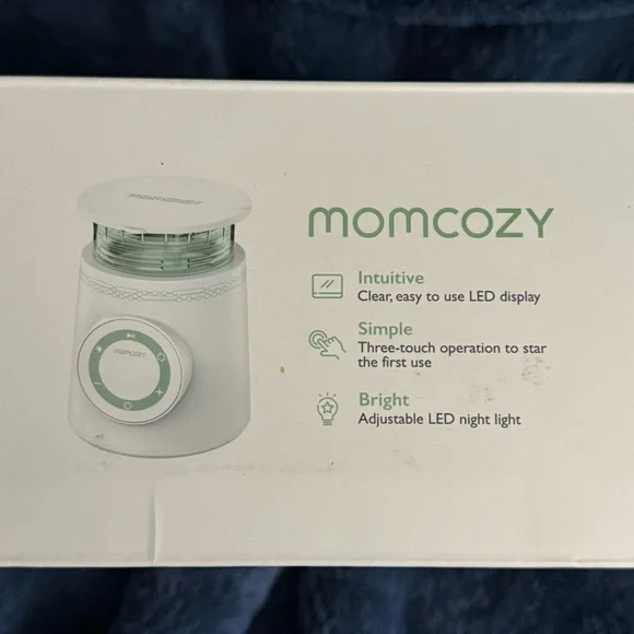 NWT Momcozy Portable Bottle Warmer, Green & White, MW03 - Picture 6 of 9